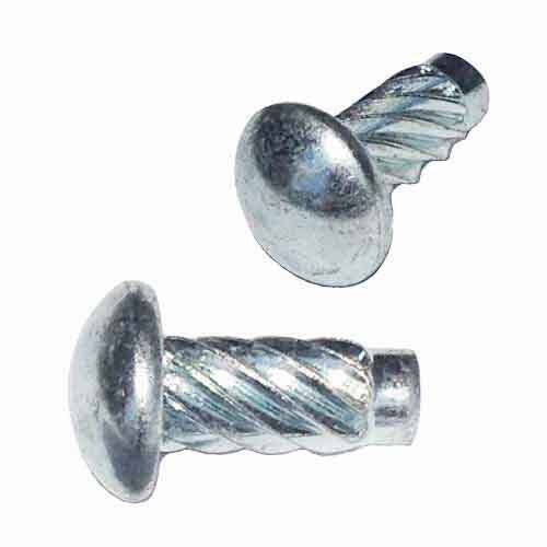 UDS218 #2 X 1/8" Round Head, Type U, Drive Screw, Zinc